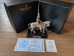 Antiqued Silver Plated Pewter Military Figure - Royal Hampshire ART Foundry