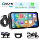 Carpuride W603D Wireless Carplay AndroidAuto Moto Stereo Front Rear Car Recorder
