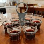 Portable 6-Slot Rotating Drink Holder – Foldable Beverage Carrier Rack-UK