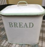 Vintage Enamel Bread Bin