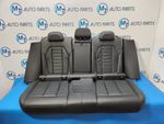 BMW X3 SERIES COMPLETE REAR SEATS LEATHER BLACK WITH WHITE STITCHING G01 G08 F97