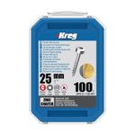 Kreg Pocket Hole Screws SPS-C1 25mm | 1" Coarse Thread Pan-Head #2 Drive