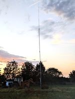 MAP Winch  2-BTO  tilt over antenna mast support  Amateur radio CB  sirio i max