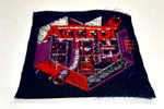 ACCEPT   -  1980's VINTAGE UNUSED SEW ON CLOTH BADGE/PATCH  85mm X 85mm RARE