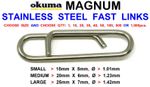 OKUMA BREAKAWAY FAST LINKS FOR SEA FISHING LINE BAIT CLIP RIG LEAD WEIGHTS LURES