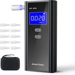Breathalysers Police Accurate, Professional Alcohol Tester Kits with Digital LCD