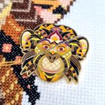 Mandala Monkey Needle Minder for Cross Stitch & Embroidery by Meloca Designs