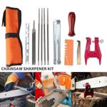 Chainsaw Sharpening File Filing Tool & Stump Vice Chain Saw Sharpen Files Kit