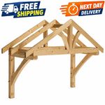 Cheshire Mouldings Pine Apex Door Canopy Porch Kit 1960 x 1300mm FSC Timber