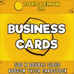 Business Cards Double Sided Full Colour - FREE Design