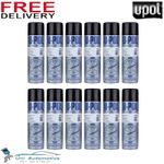12 x U-POL Power Can Matt Black 500ml Aerosol Spray Cans UPOL Powercan Paint