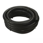 Corrugated Water Butt Hose Pipe  Black Conduit Garden Pond Hose Marine Tube