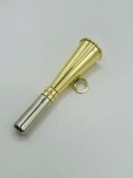 HAND MADE BRASS GAMEKEEPER HUNTING HORN AUTHENTIC BEATING SHOOTING HUNT 12cm