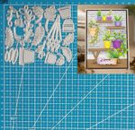 Metal Cutting Dies Plants Pots Scrapbooking Embossing Paper Card Crafts Stencils