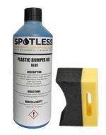1L Silicone Bumper Gel & Applicator Back to Black Car Plastic Rubber Trim Sponge