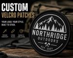 Custom Hook And Loop Embroidered Patches: Personalised logo Patch with Your Logo