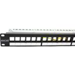 Excel 24-port Unloaded Keystone Patch Panel Frame 100-026 - Black - Brand New