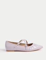 Marks & Spencer Womens Purple Ballerina Shoes - M&S
