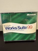 Works Suite 99 - Microsoft CD Disc Software for PC COMPLETE Set of 4 + 1 