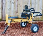 12 ton V-Series petrol hydraulic wood log splitter portable by Rock Machinery 