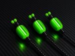 NiteGlow Chunkz Green Bobbin Carp Fishing X 3