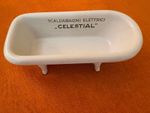 Antique 1910-1930 Italian Vintage Bath Tradesman Sample Enamel Coated Metal VGC