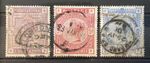 GB QV 1883. High Value Set. Used. SG 178,180,183