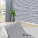 3D Brick Wallpaper Self Adhesive Waterproof Wall Sticker Foam Panel Peel Stick D