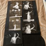 Shirley Bassey photographs- rare set of x7 pics from 1980 concert in Edinburgh.