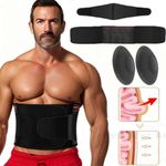 Umbilical Hernia Support Belt Abdominal Binder with 2 Silicone Pad for Men Women