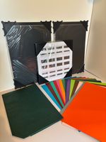 EMART 14pcs Solid Colour Studio Photography Backdrop Props Board Kit 40cm x 30cm