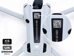6x Operator ID Sticker + QR Recovery - Matte Laminated CAA DJI Mini Drone UK