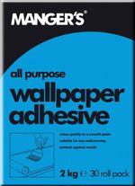 Manger's All Purpose Strength Powder Wallpaper Paste Adhesive - Hangs 30 Rolls
