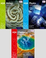 AQA GCSE Triple Science x 3 Books Bundle : Biology, Physics, Chemistry