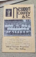Newport County v Tottenham Hotspur Official Souvenir Programme 9 Jan 1960