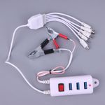 3USB Clip With Switch Charger Mobile Phone Charger USB Interface Universal