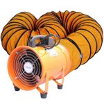 Portable Ventilator Axial Blower Workshop Extractor Fan