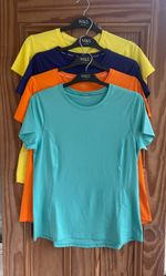 Ex-M&S GOODMOVE T-Shirt Short Sleeve Stretch Activewear Sport Gym Top Size 10-24