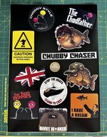 NEW 2026 Carp Fishing Bucket Stickers 12pk - Premium Weatherproof Vinyl