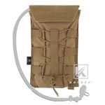 KRYDEX Tactical Hydration Carrier MOLLE Pack for 50oz Water Bladder Coyote Brown