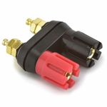 Dual Speaker or Amplifier Binding Post Terminal 4mm Twin Female Banana Socket