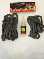 Tiger Stove Door AND Window Rope Seal Sealant Kit GENUINE ITEM