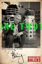DR WHO & THE DALEKS FILM CUSHING AUTOGRAPH SIGNED 7½ x 5" PRE-PRINTED PHOTO