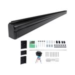 ELECTRIC AWNING WIND ROLL OUT SUN CANOPY BLACK CAMPERVAN MOTORHOME VAN GEARZAAR