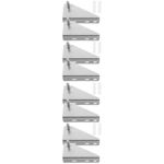 Silver Metal Refrigerator Hinge for Household Freezer Durable Replacement