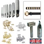 10mm - 40mm Oval Eyelet with Washer and Grommet Setting Hand Tools Leather Craft