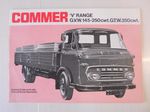 COMMER V RANGE G.V.W. 145-250cwt G.T.W. 350cwt Commercial Vehicles Brochure 1966