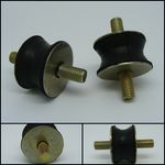 Classic Mini Rubber Exhaust Bobbins PAIR GEX7251 mount cotton reel austin cooper