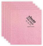 Vileda Professional PVA Red Microfibre Cloth (5 PACK) Cleaning Tool *FREE DEL*