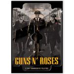 Guns N Roses Poster UK Tour Poster Print 23 June Birmingam Villa Park A5-A1